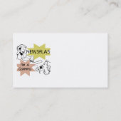 ニュース速報私はガンマのTシャツおよびギフトです 名刺 (裏面)