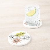 ニュース速報私はナナのTシャツおよびギフトです コースター (側面)