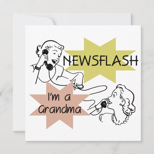 ニュース速報私は祖母のTシャツおよびギフトです (正面)