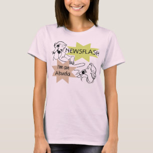 ニュース速報私はAbuelaのTシャツおよびギフトです Tシャツ