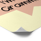 ニュース速報私はGrammaのTシャツおよびギフトです ポスター (角)