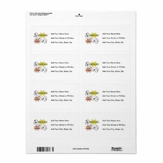 ニュース速報私はGrammaのTシャツおよびギフトです ラベル (フルシート)