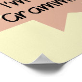 ニュース速報私はGrammieのTシャツおよびギフトです ポスター (角)