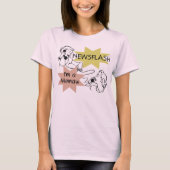 ニュース速報私はMemawのTシャツおよびギフトです Tシャツ (正面)