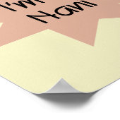 ニュース速報私はNaniのTシャツおよびギフトです ポスター (角)