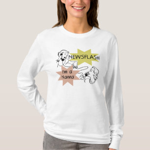 ニュース速報私はNannaのTシャツおよびギフトです Tシャツ
