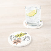 ニュース速報私はNonnaのTシャツおよびギフトです コースター (側面)