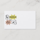 ニュース速報私はNonnaのTシャツおよびギフトです 名刺 (裏面)