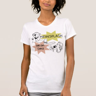 ニュース速報私はOmaのTシャツおよびギフトです Tシャツ