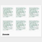 ニューセレニティ祈りの言葉 スクエアシール (シート)