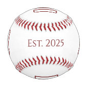 ニューダッドファーザーズデイシンプルタイポグラフィ 野球ボール (正面)