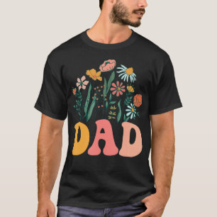 ニューダワイルドフラワーファースト誕生日ベビーシャワー Tシャツ