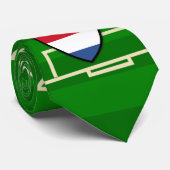 ニューダーランドオランダサッカーフィールドサッカー ネクタイ (ロール)