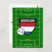 ニューダーランドオランダサッカー ポストカード (正面/裏面)