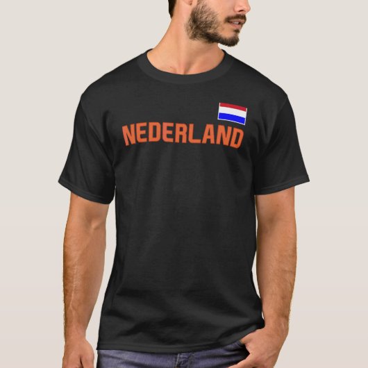 ニューダーランド国旗オランダプライドオランダ間国 Tシャツ (正面)