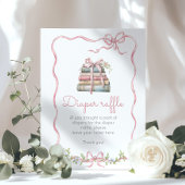 ニューチャプターピンクボウヴィンテージおむつラッフル ポスター