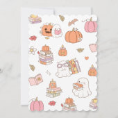 ニューチャプターリトルブー秋秋ベビーシャワー 招待状 (裏面)