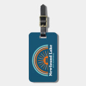ニューディクンレイクニューハンプシャーレインボー ラゲッジタグ (正面縦)