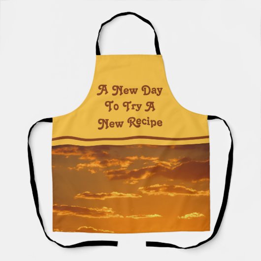 ニューデイ新しいレシピサンライズキッチン実験シェフ エプロン (正面)