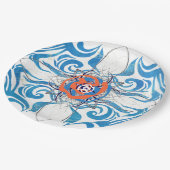 ニューデコブルーエレガンス ペーパープレート (アングル)