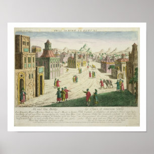 ニューデリー(aquatint) ポスター