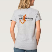 ニュートブリダーズ女子VネックTシャツ Tシャツ (裏面)