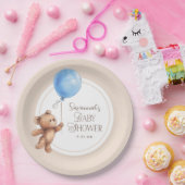 ニュートラエレガントルカスタムティートルベアベビーシャワー ペーパープレート (パーティー)