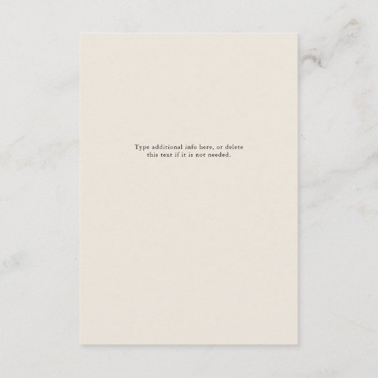 ニュートラエレガントルモダンの詳細QRコード エンクロージャーカード (裏面)