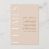 ニュートラエレガントル結婚スゲスト エンクロージャーカード (正面)