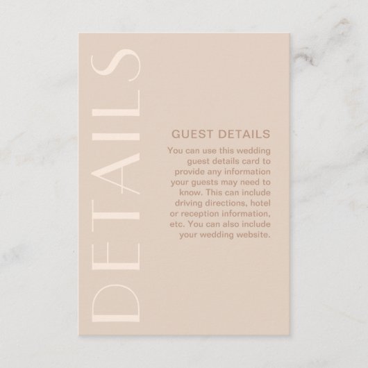 ニュートラエレガントル結婚スゲスト エンクロージャーカード (正面)