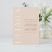 ニュートラエレガントル結婚スゲスト エンクロージャーカード (スタンド正面)