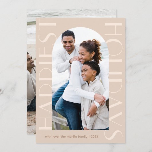 ニュートラエレガントル2写真最も幸せな休日 シーズンカード (正面/裏面)