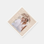 ニュートラエレガントルArch Photo結婚's スタンダードカクテルナプキン (角)