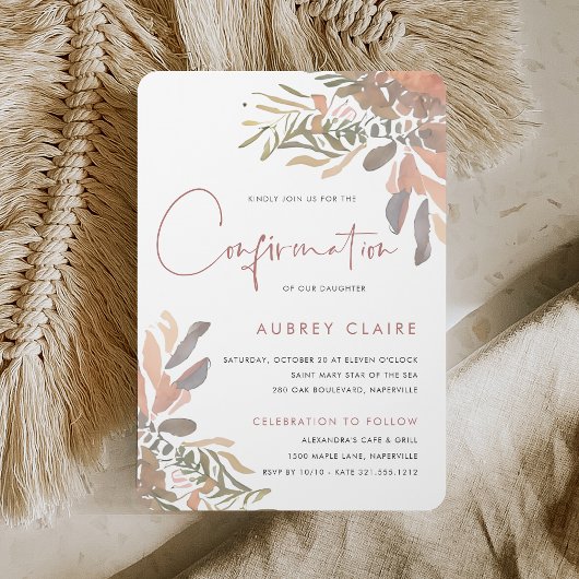 ニュートラエレガントルBohoフローラ確認 招待状