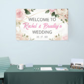 ニュートラカスタマイズルのバラモダン金ゴールドフレーム 横断幕 (トレードショー)