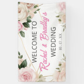 ニュートラカスタマイズルのバラモダン金ゴールドフレーム 横断幕 (縦)