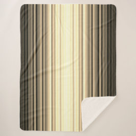 ニュートラストライプルシャーパブランケット60x 80インチ シェルパブランケット