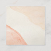 ニュートラパーソナライズされたルロゴイヤリング名刺 スクエア名刺 (裏面)