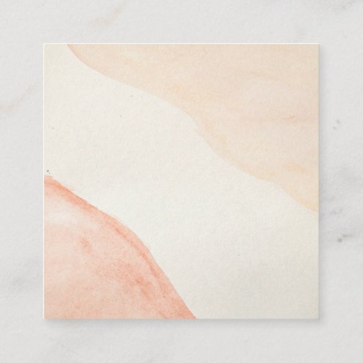 ニュートラパーソナライズされたルロゴイヤリング名刺 スクエア名刺 (裏面)