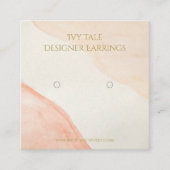 ニュートラパーソナライズされたルロゴイヤリング名刺 スクエア名刺 (正面)