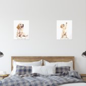 ニュートラパーソナライズされたンドゴールデンレトリバー子供部屋アート (寝室)