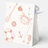 ニュートラミニマルル魚釣りボーイ赤ちゃんシャワー フェイバーボックス (裏面)