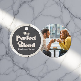 ニュートラモダンルな「パーフェクトブレンド」ボホの結婚写真 フェイバータグ