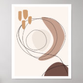ニュートラモダンルコンテンポラリー・シェードのアート ポスター (正面)