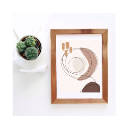 ニュートラモダンルコンテンポラリー・シェードのアート ポスター