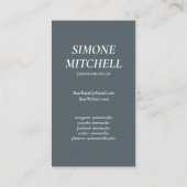 ニュートラモダンルスタイリッシュ・ソーシャル・メディアプロフェッショナル 名刺 (裏面)