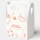 ニュートラモダンル魚釣りボーイ赤ちゃんシャワー フェイバーボックス (見開き)