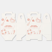 ニュートラモダンル魚釣りボーイ赤ちゃんシャワー フェイバーボックス (見開き)