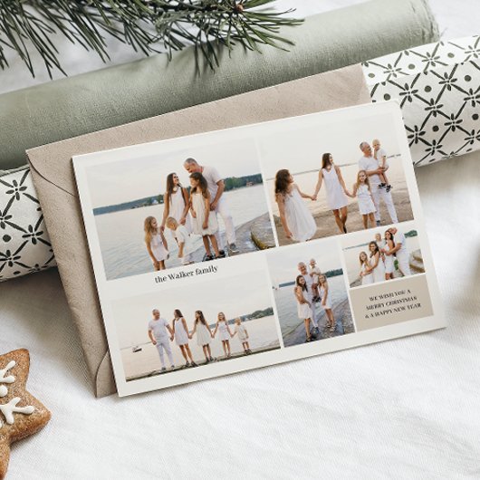 ニュートラモダンル5フォトエレガント両面 シーズンカード