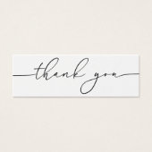 ニュートラモダンル・ブラック・ビジネス・サンキューカード (正面)